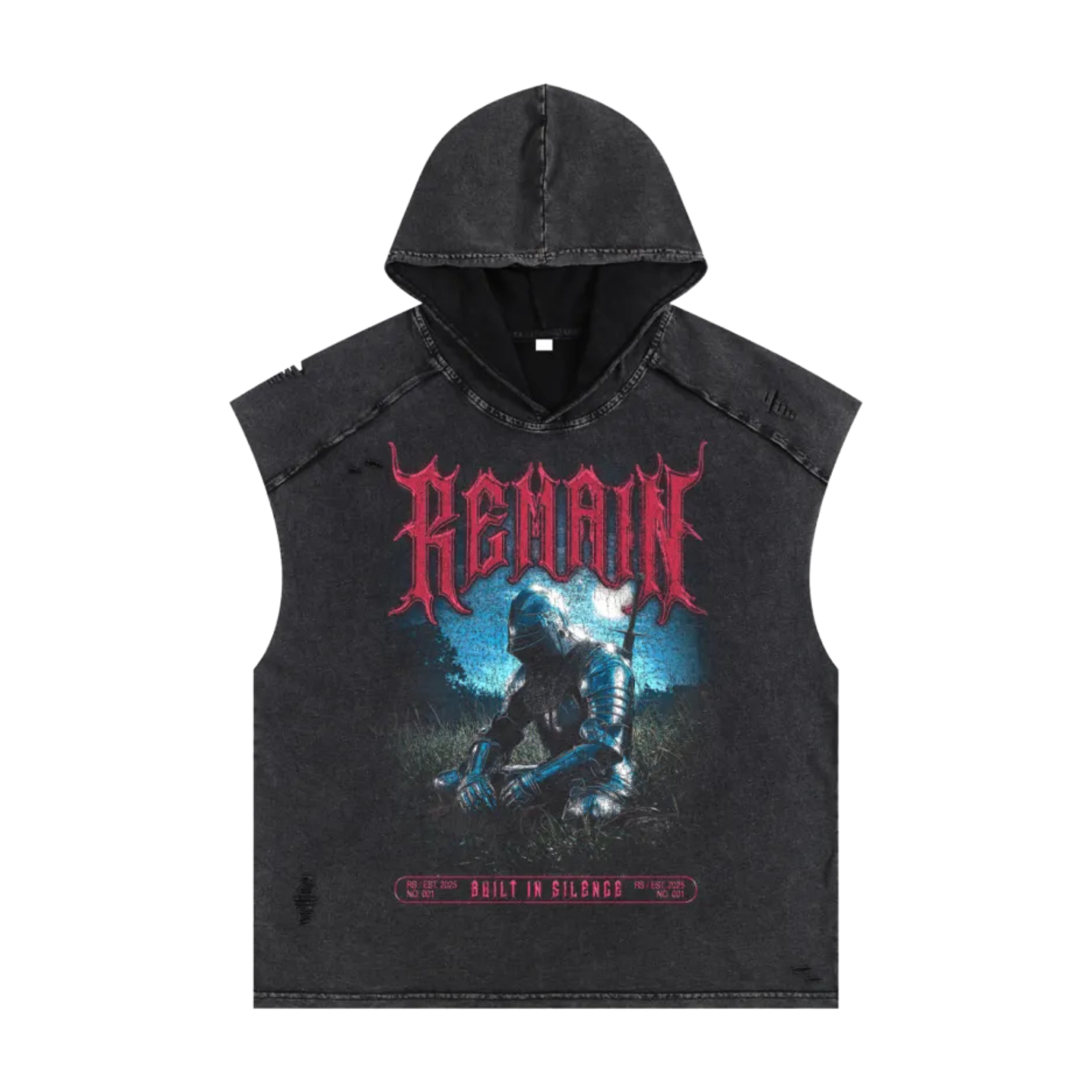 REMAIN CUTOFF HOODIE
