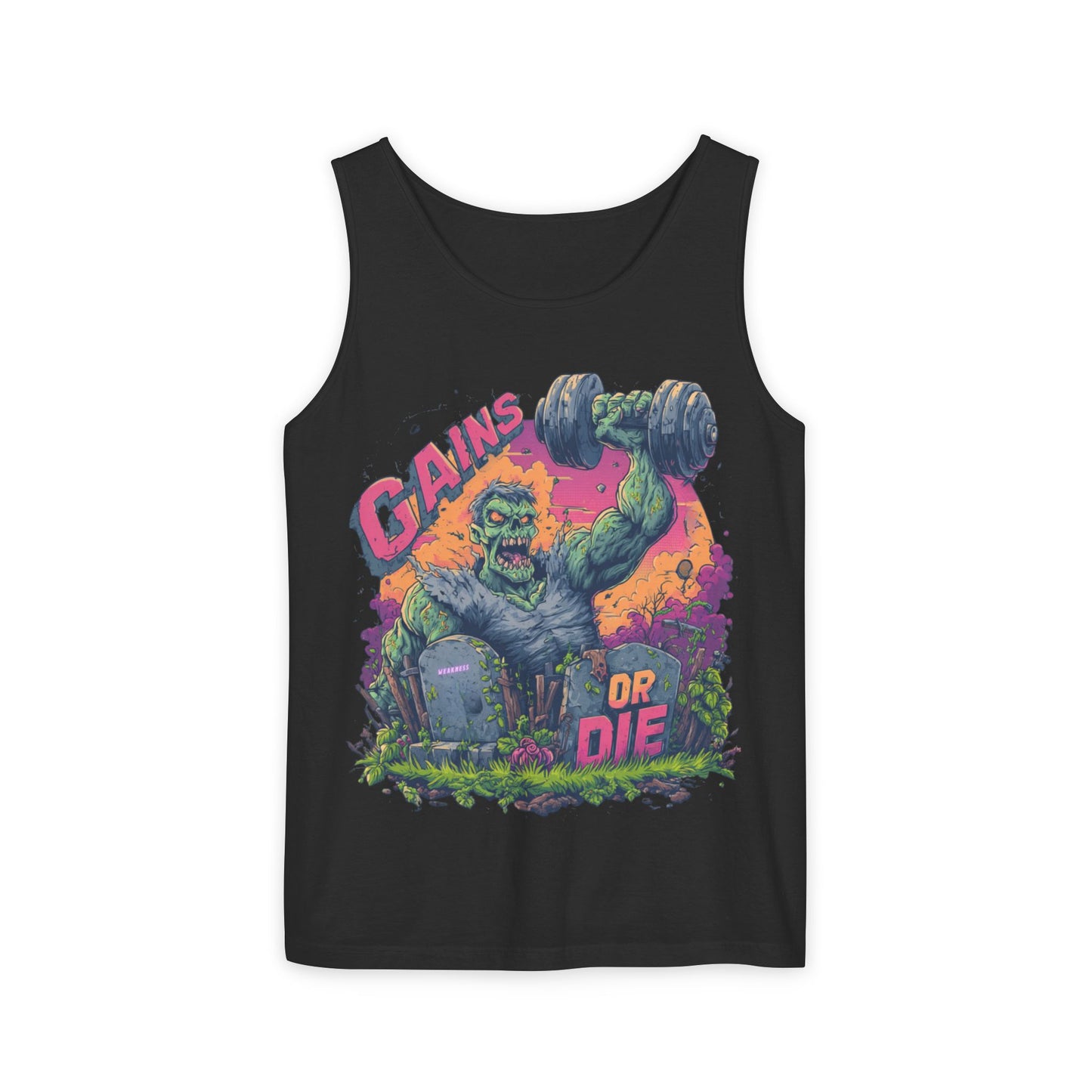 GAINS OR DIE TANK