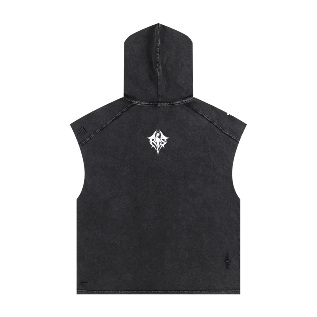 CONQUER CUTOFF HOODIE